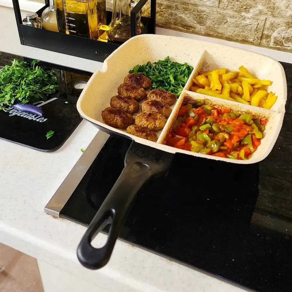 تابه چند تکه چدن