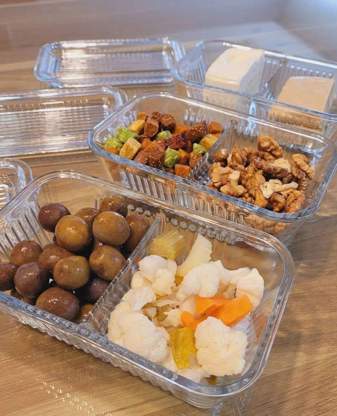 ظرف کره ، پنیر ، عسل ، مربا و تنقلات