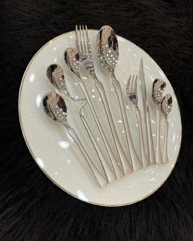 قاشق چنگال۳۰ نفره استیل